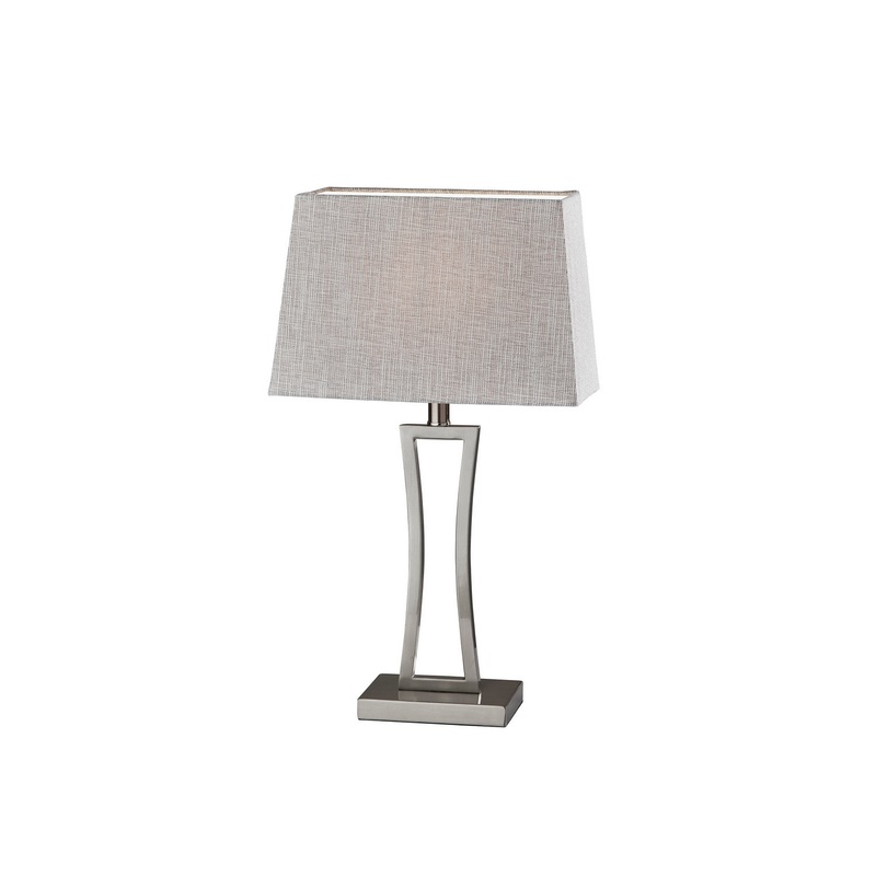 Camila Table Lamp (Set Of 2) in Brushed Steel