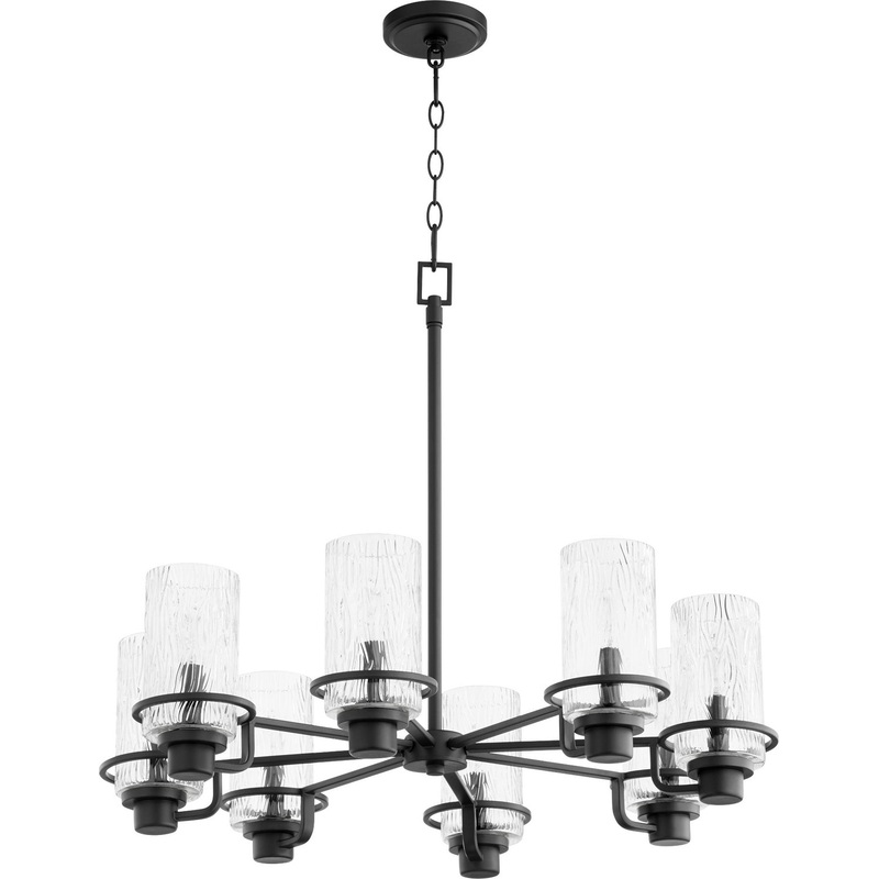 Lazo Soft Contemporary Chandelier in Noir