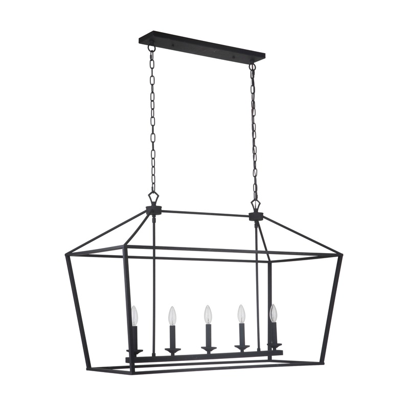 Flynt Five Light Island Pendant