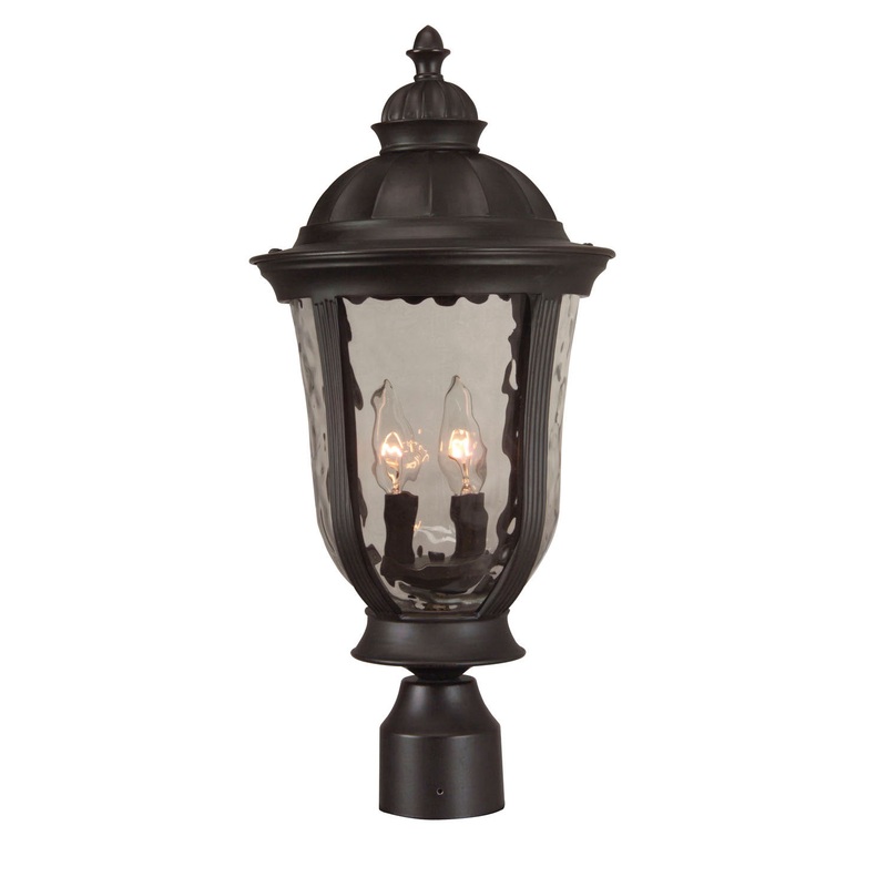 Frances 3-Light Post Mount