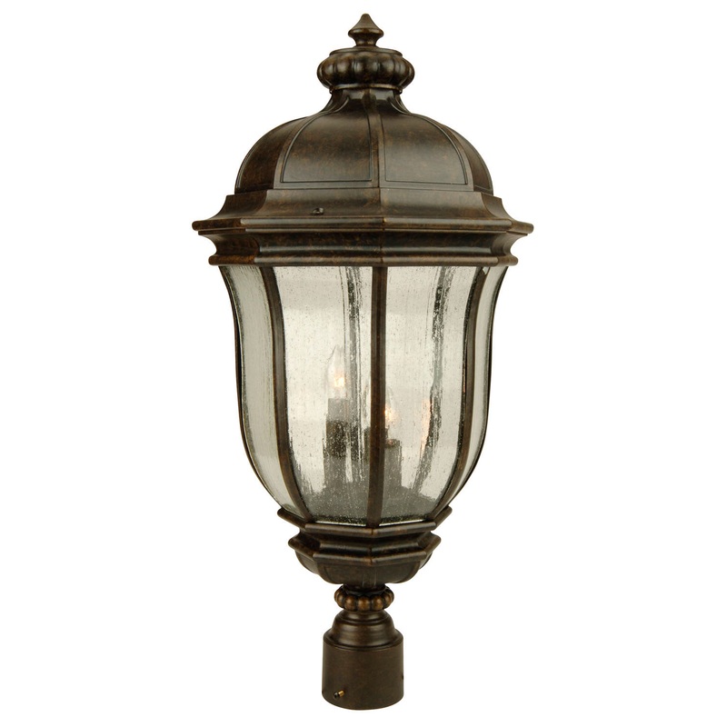 Harper 3-Light Post Mount