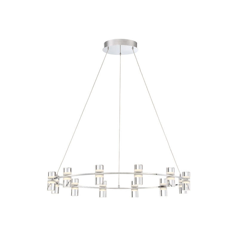 Netto 12-Light Chandelier in Chrome