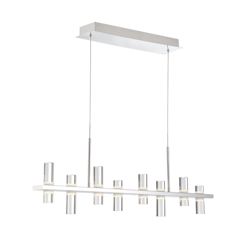 Netto 8-Light Chandelier in Chrome