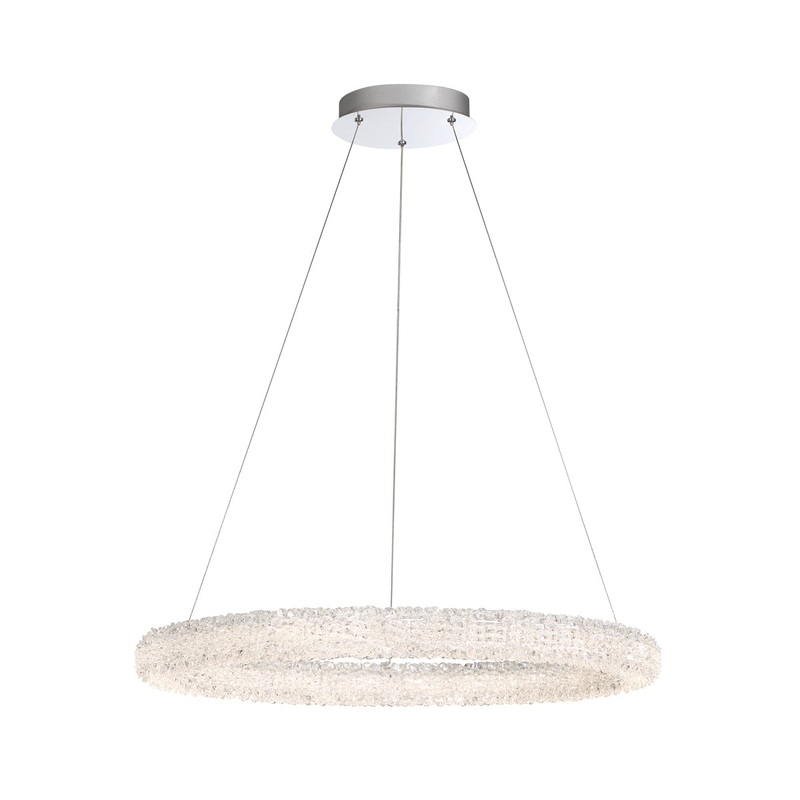 Sassi 1-Light Chandelier in Chrome