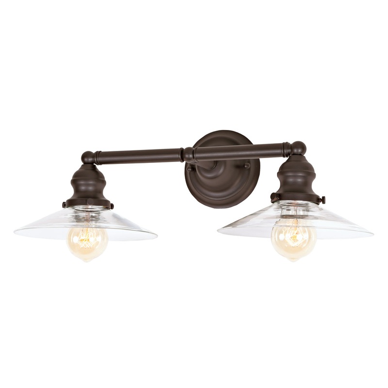 Central Park 2-Light Angelique Bathroom Wall Sconce