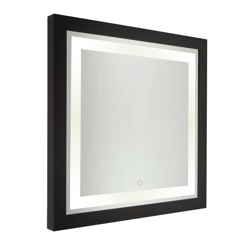 Valet Mirror in Matte Black