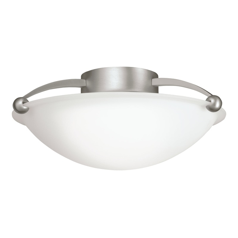 2-Light Semi-Flush Mount