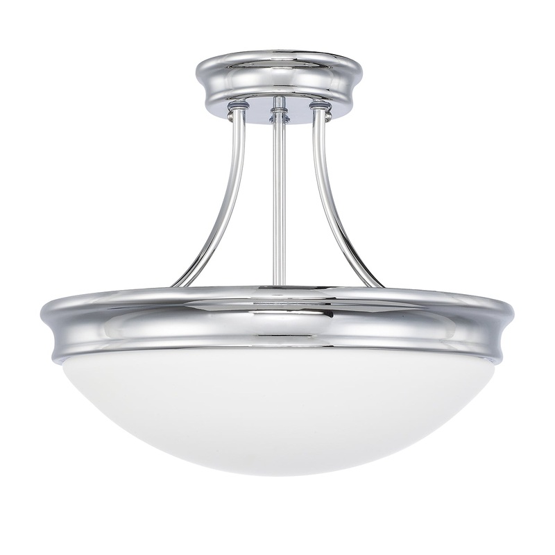 3-Light Semi-Flush