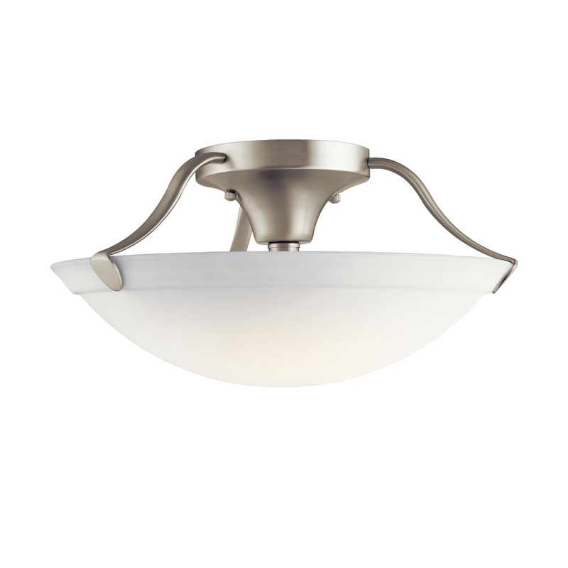 3-Light Semi-Flush Mount