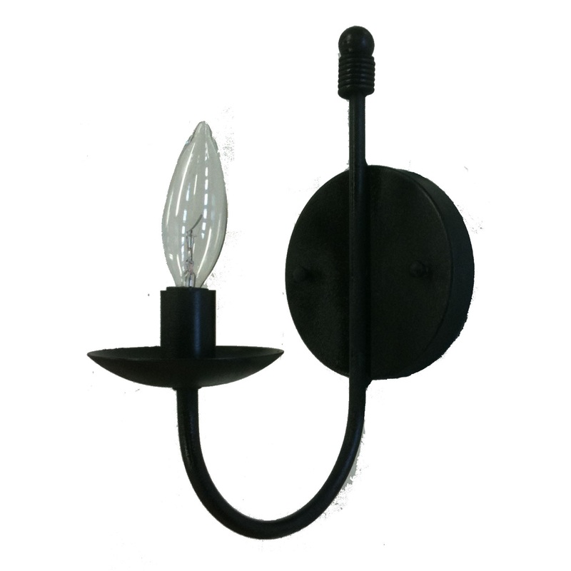 Wrought Iron Wall Light