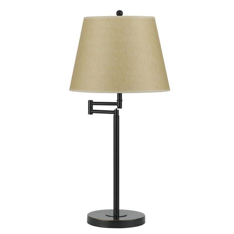 Andros 1-Light Table Lamp in Dark Bronze