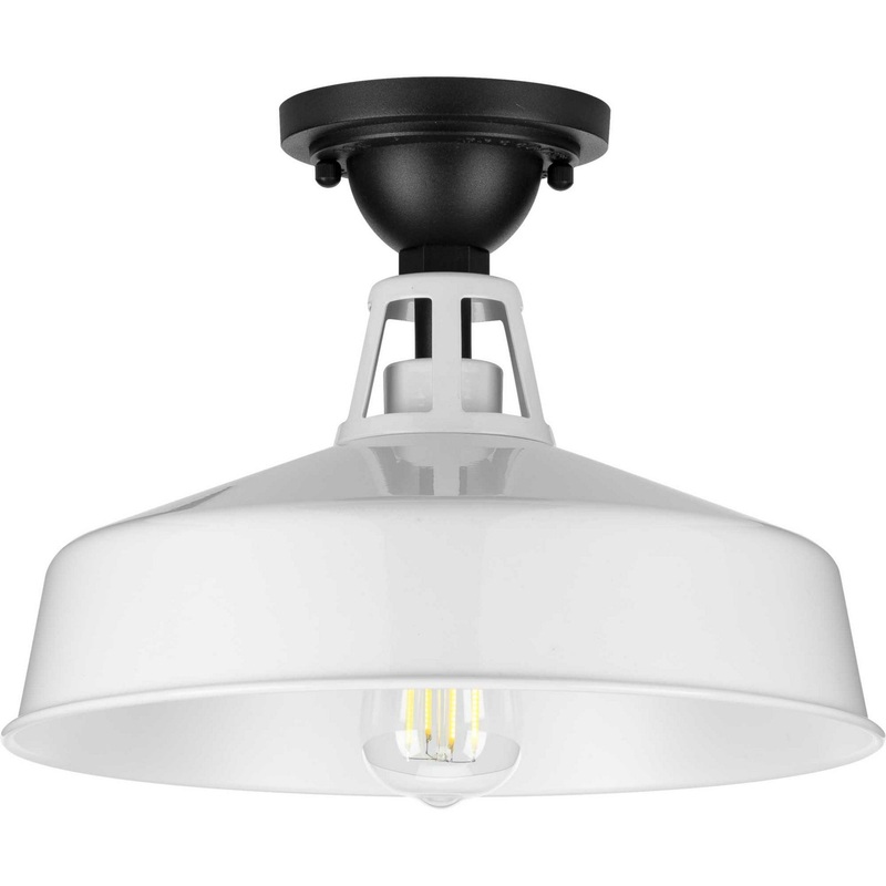 Cedar Springs Collection 1-Light Semi-Flush Mount