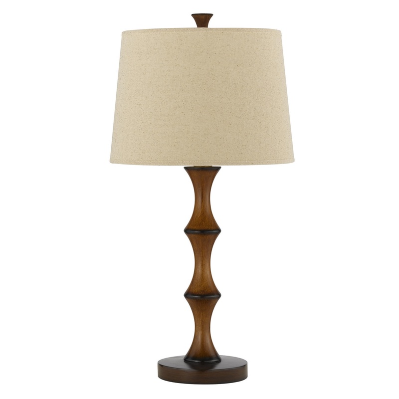 Uni-Pack 1-Light Table Lamp in Bamboo