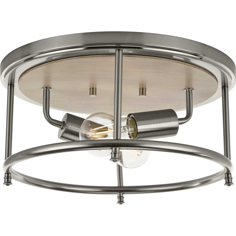Durrell Collection 2-Light 13" Flush Mount