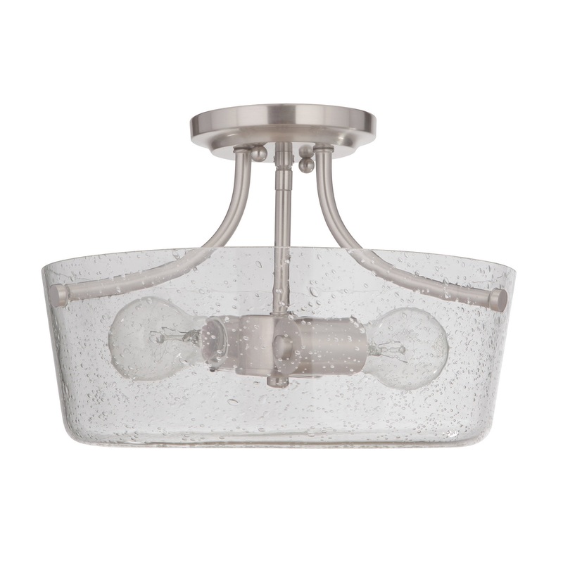 Tyler Two Light Semi Flush Mount