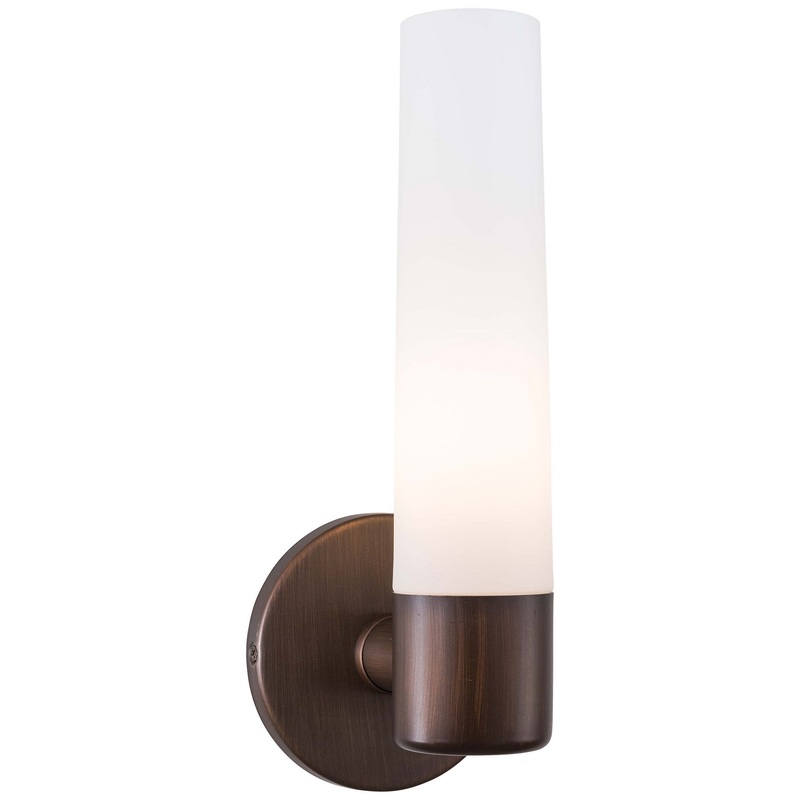 Saber 1-Light Wall Sconce in Painted Copper Bronze Patina
