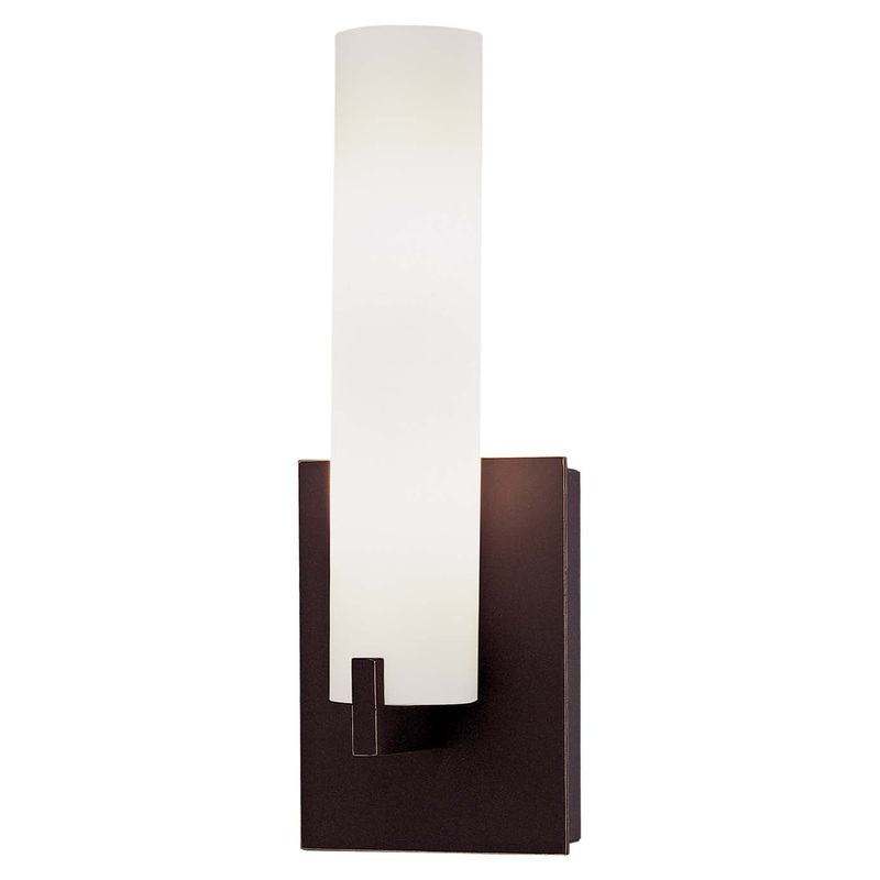 Tube 2-Light Wall Sconce in Dark Restoration Bronze