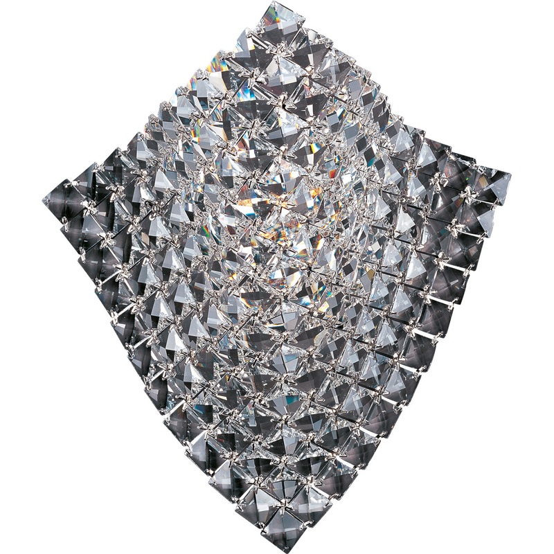 Wave 1-Light Wall Sconce in Polished Chrome