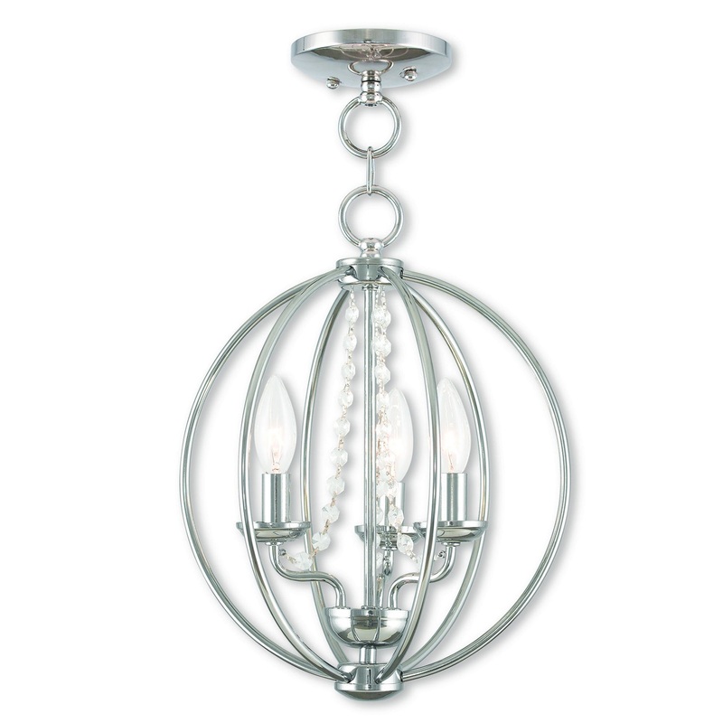 Arabella 3-Light Convertible Mini Chandelier/Ceiling Mount