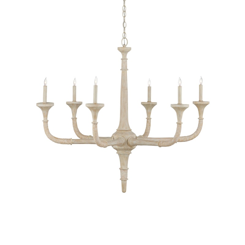 Aleister 6-Light Chandelier in Sandstone