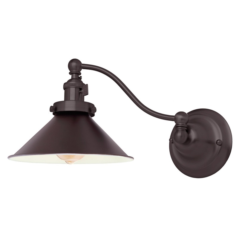Midtown 1-Light Half Swing Arleth Wall Sconce