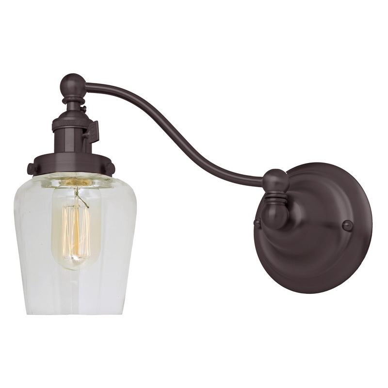 Midtown 1-Light Half Swing Taytum Wall Sconce