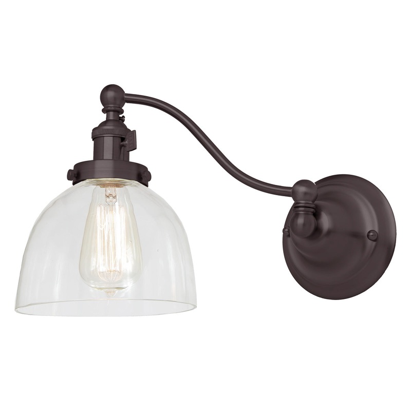 Midtown 1-Light Half Swing Vida Wall Sconce