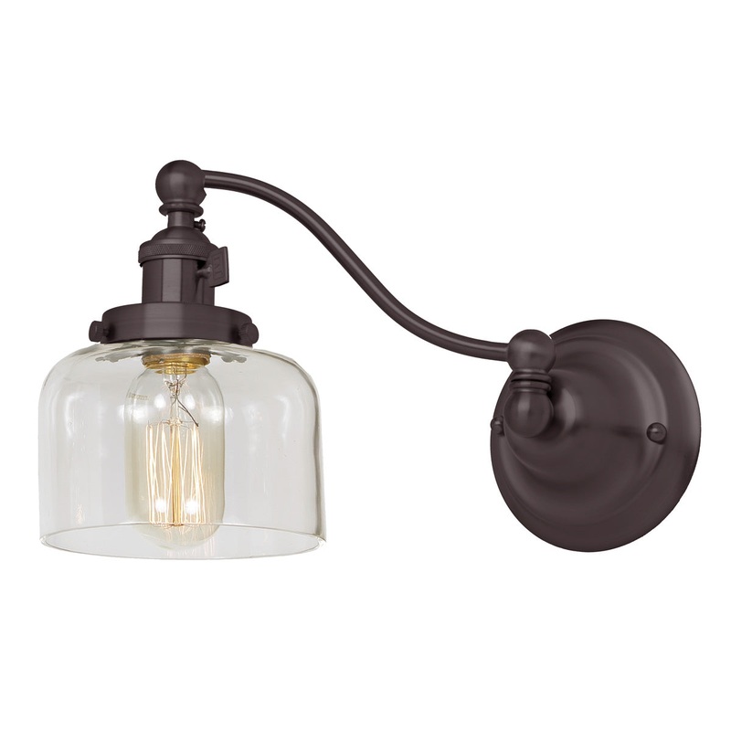 Midtown 1-Light Half Swing Wrenley Wall Sconce
