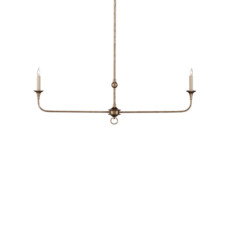 Nottaway 2-Light Chandelier in Pyrite Bronze