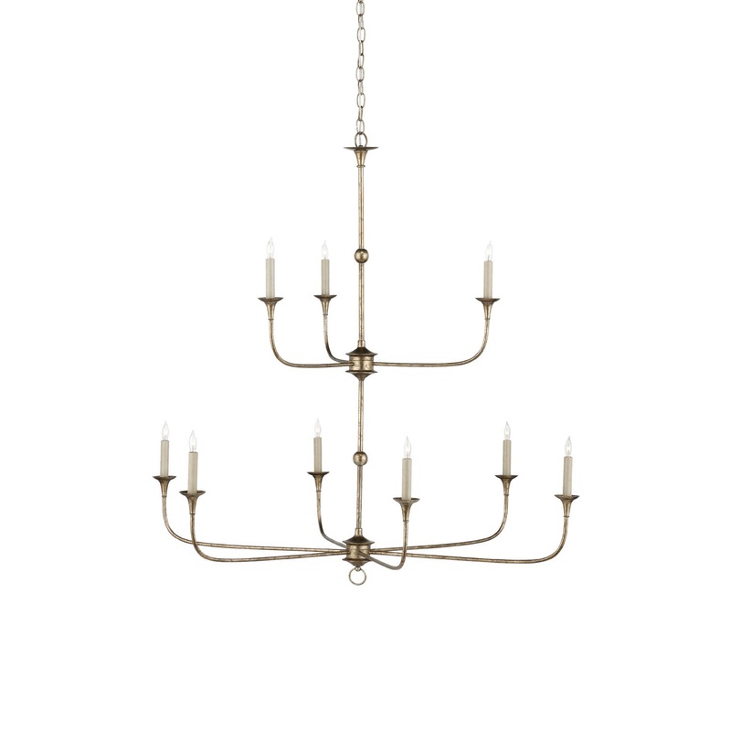 Nottaway 9-Light Chandelier in Pyrite Bronze