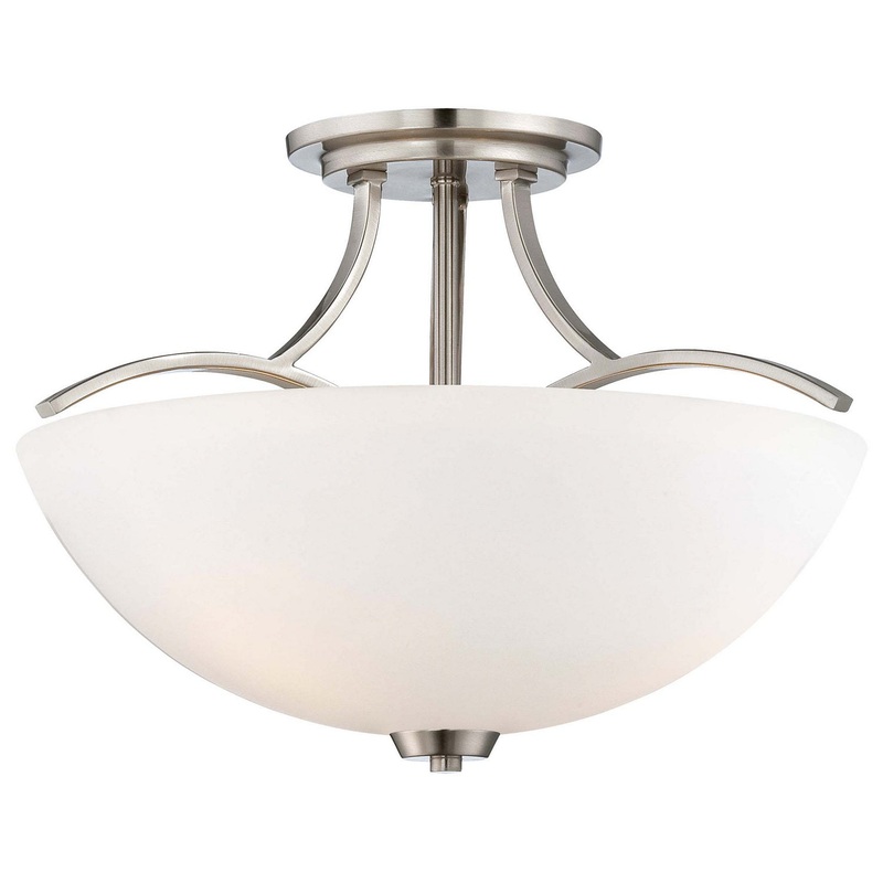 Overland Park 3-Light Semi-Flush Mount