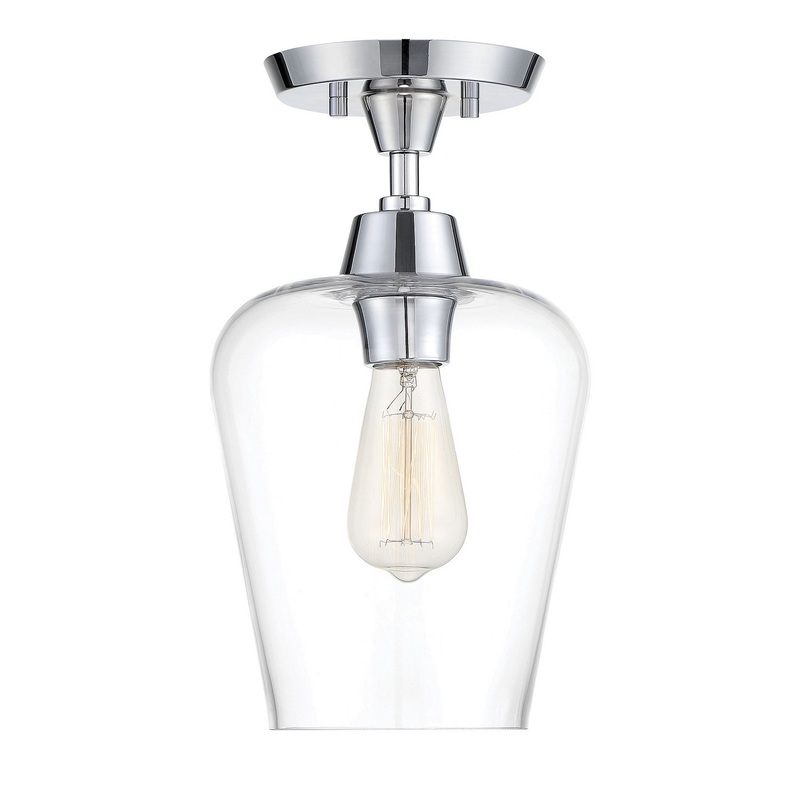 Octave 1-Light Semi-Flush