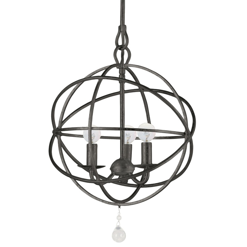 Solaris 3-Light Mini-Chandelier