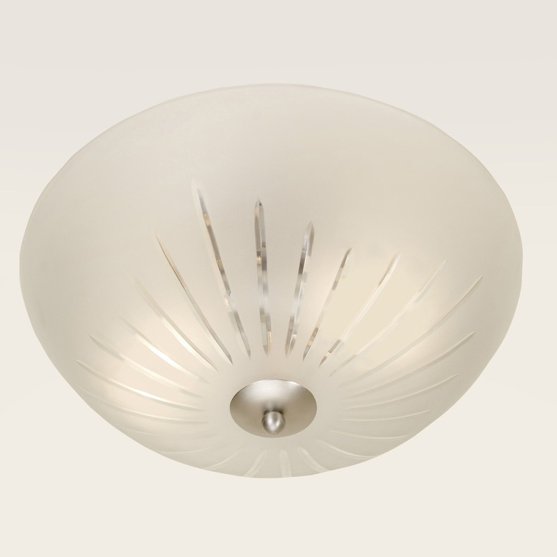 Theodore Ceiling Light with Spear Cut Glass