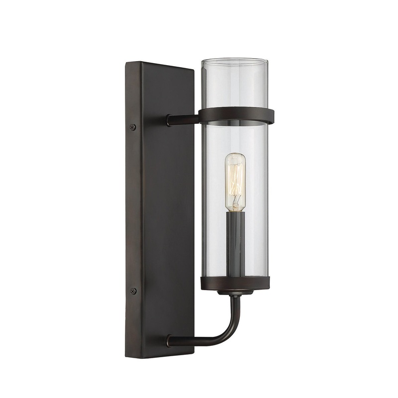 Tulsa 1-Light Sconce in English Bronze