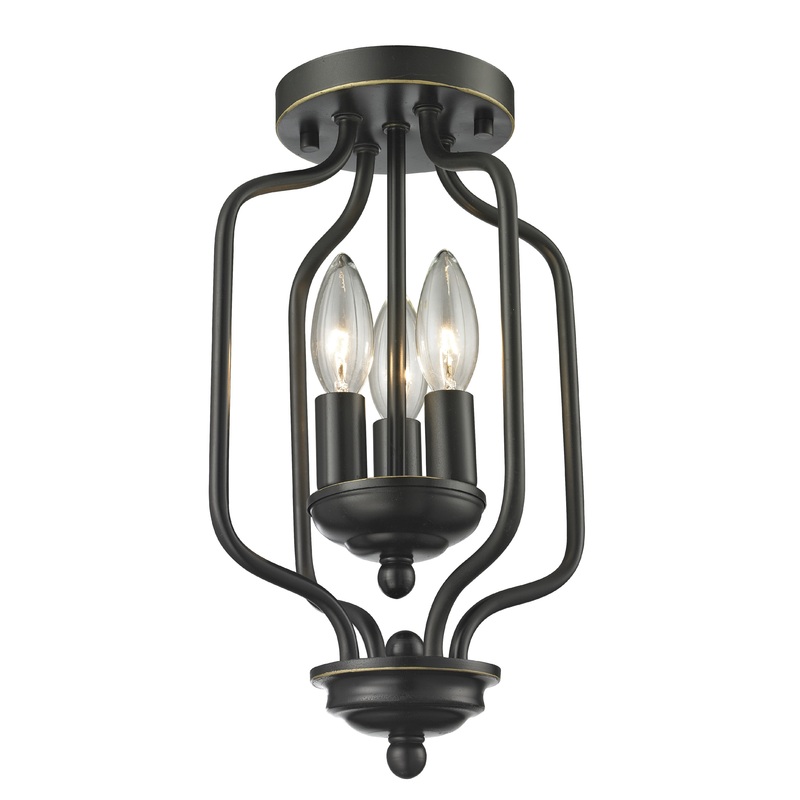 Cardinal 3-Light Flush Mount
