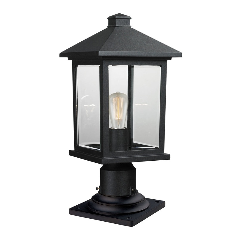 Portland 1-Light Outdoor Pier Mount-Light