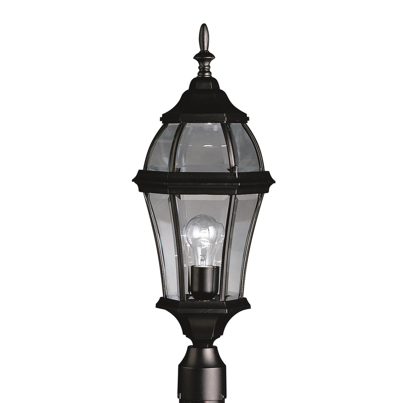 Townhouse 1-Light Outdoor Post Mount