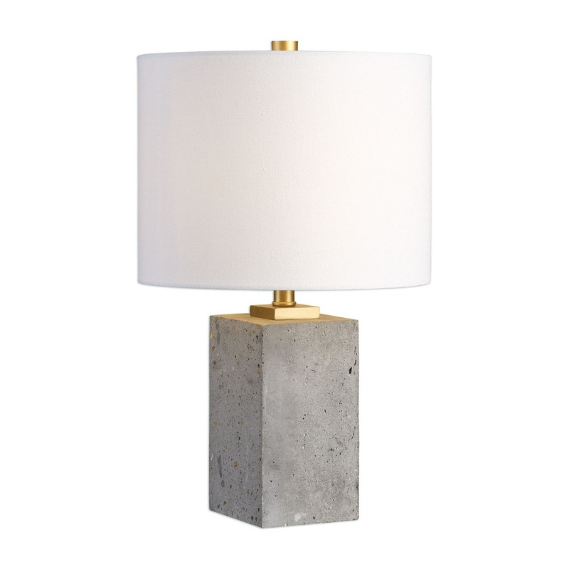 Uttermost's Drexel Concrete Block Lamp