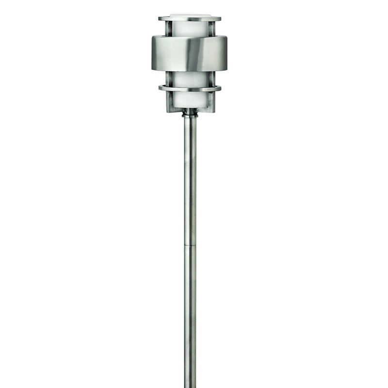 Saturn Path Light in Stainless Steel