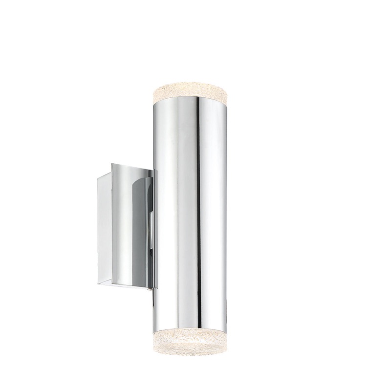 Seaton 2-Light Wall Sconce in Chrome