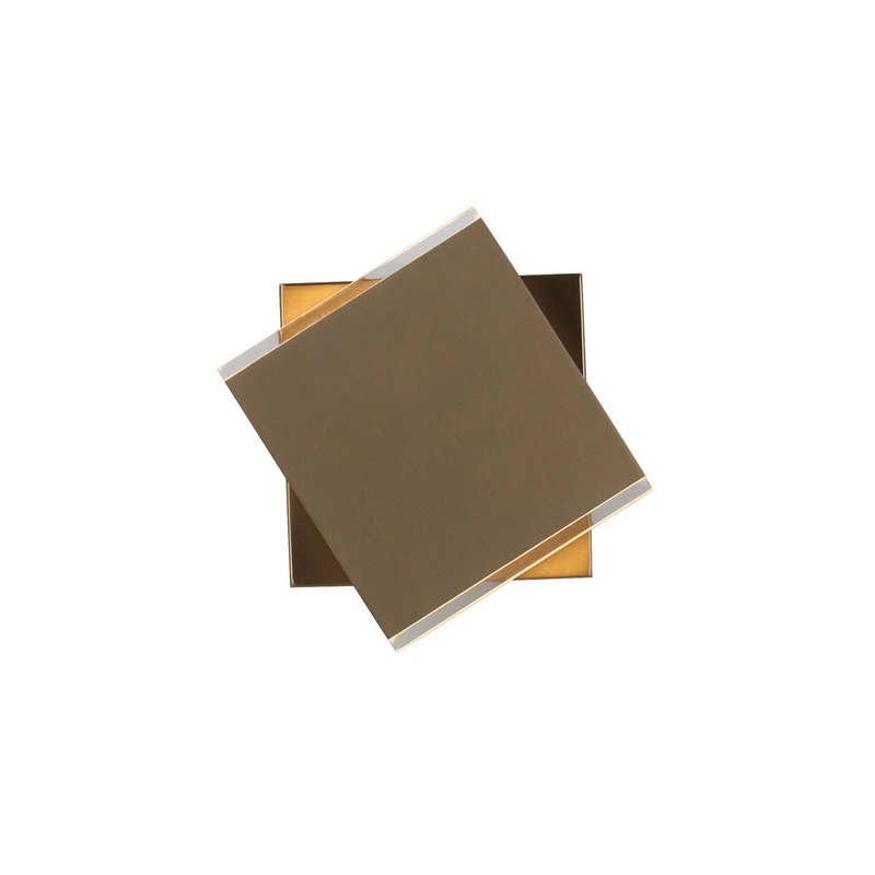 Task Wall Light in Brushed Gold