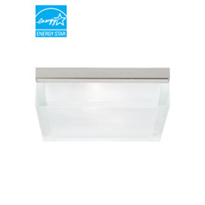 Boxie Large Flush Mount in Chrome