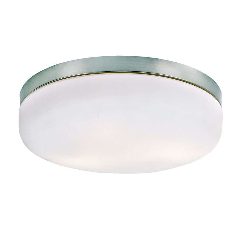Carmel 3-Light Flushmount in Brushed Nickel