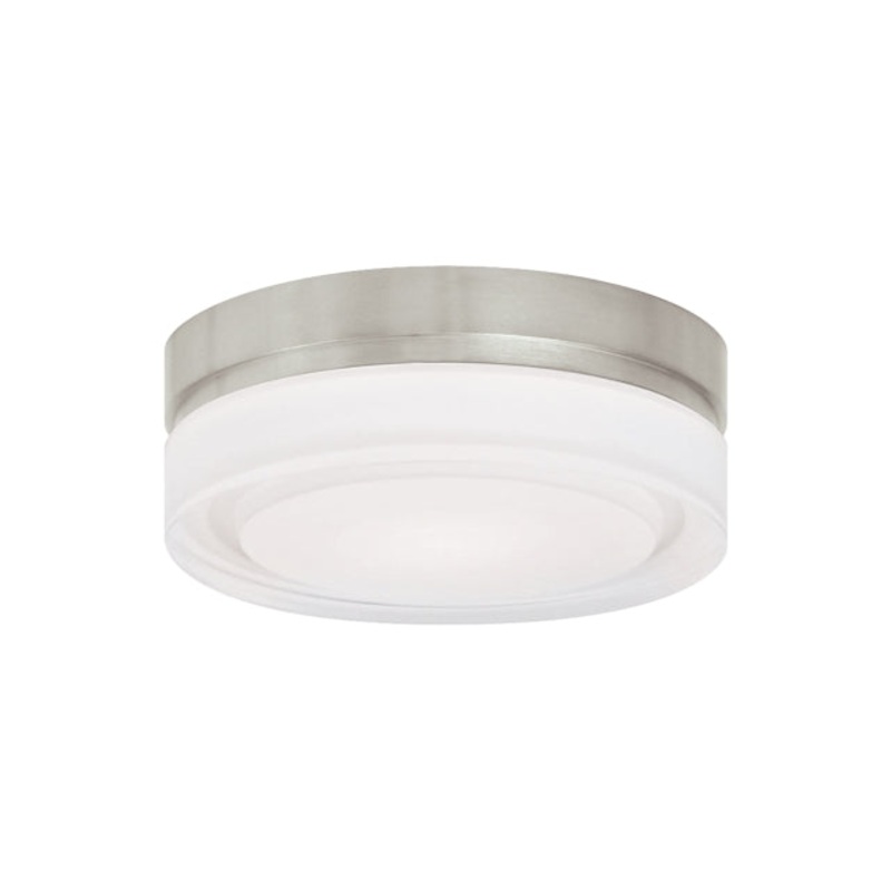 Cirque Small Flush Mount in Satin Nickel