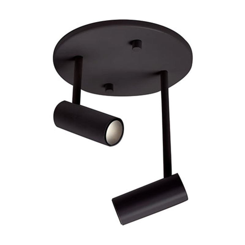 Downey Semi-Flush in Black
