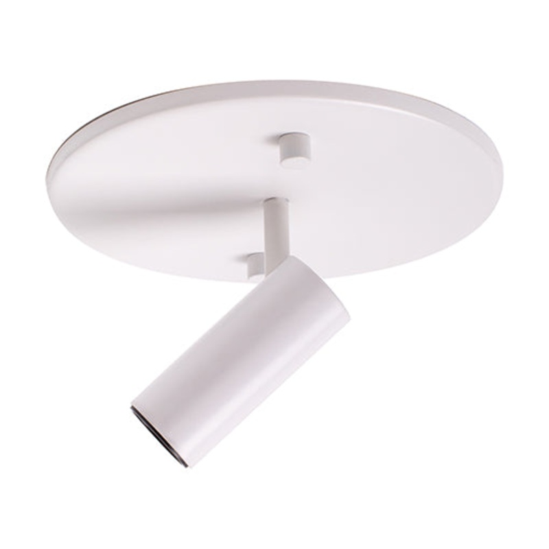 Downey Semi-Flush in White