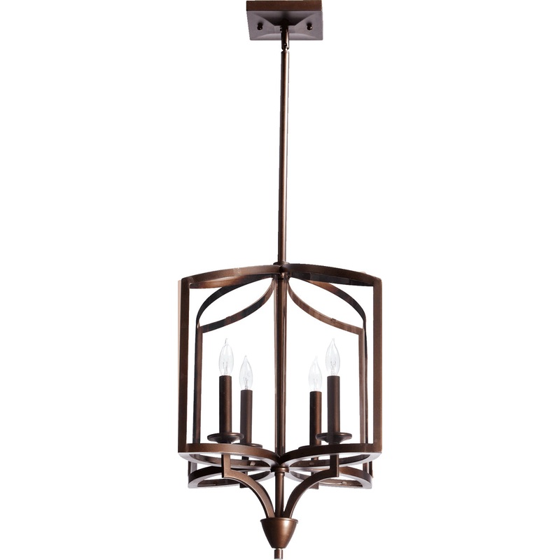 Kaufmann Transitional Pendant in Oiled Bronze