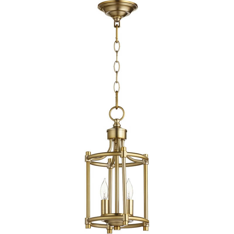 Rossington Transitional Entry in Aged Brass