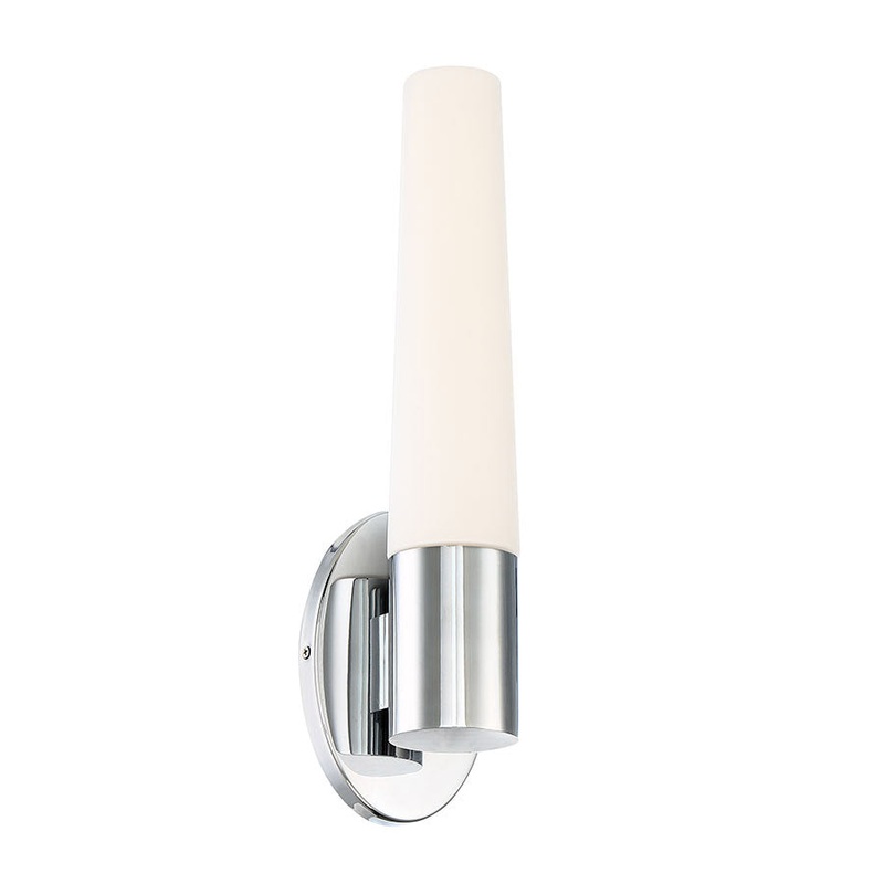 Tusk 1 Light Wall Sconce in Chrome